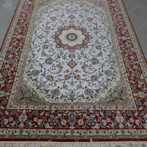 tappeto isfahan fondo seta