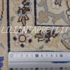 tappeto Nain 9 Fili quadrato fondo salmone da salotto 201x197 cm