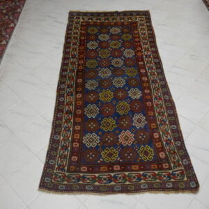 antico tappeto caucaso karabagh antico azzurro