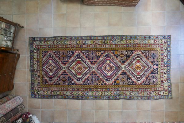 tappeto Shirvan Antico Caucaso a losanghe