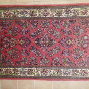 tappeto persiano Saruk rosa