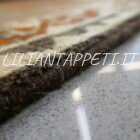antico tappeto persiano gabbeh gashgai 199x137 cm con i leoni stilizzati sul campo in lana