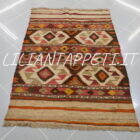 piccolo Antico kilim persiano shahsavan tutto lana 125x90 cm