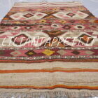 piccolo Antico kilim persiano shahsavan tutto lana 125x90 cm