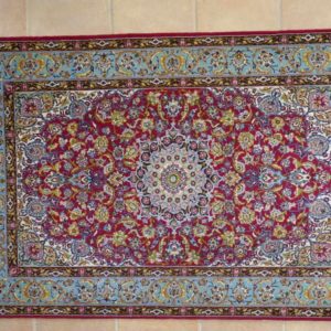 tappeto Isfahan Misto Seta Extrafine