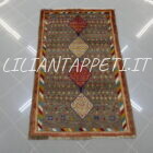 tappeto persiano Gabbeh Gashghai di lana 157x96 cm