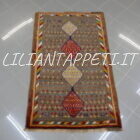 tappeto persiano Gabbeh Gashghai di lana 157x96 cm