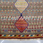 tappeto persiano Gabbeh Gashghai di lana 157x96 cm