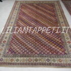 tappeto antico afshari grande senza il medaglione fine 800 447x310 cm