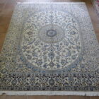 tappeto persiano nain 250x200 fondo avorio