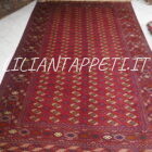 tappeto bukhara tekke turcomanno lana su lana rosso 503x317 cm
