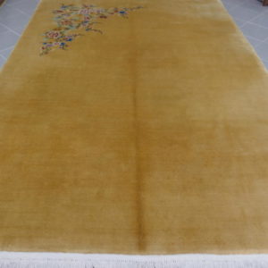 tappeto cinese da sala color giallo crema