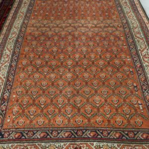 tappeto antico malayer color salmone chiaro