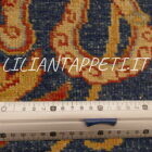 tappeto kazak fondo blu da salotto 270x175 cm