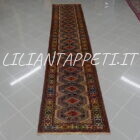tappeto passatoia persiana ghucian lunga lana su lana 390x80 cm