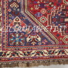 tappeto persiano gashgai di lana 213x152 cm