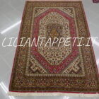 Tappeto Kum Saveh extrafine persiano con disegno complesso ed elegante 217x142 cm