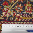 Tappeto Kum Saveh extrafine persiano con disegno complesso ed elegante 217x142 cm
