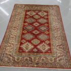 tappeto piccolo uzbek rosso