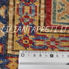 tappeto afghano uzbek kazak in lana 291x199 cm