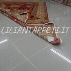 tappeto afghano uzbek kazak in lana 291x199 cm