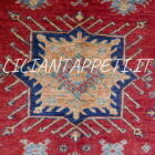 tappeto afghano uzbek kazak in lana 291x199 cm