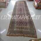 tappeto turco ghiordes antico lunga 577x158 cm kelley