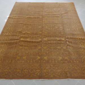 tappeto armeno moderno vintage color oro verde muschio