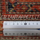 tappeto persiano Farahan antico fine XIX secolo lana su cotone colori naturali 500x186 cm fondo albicocca-avorio