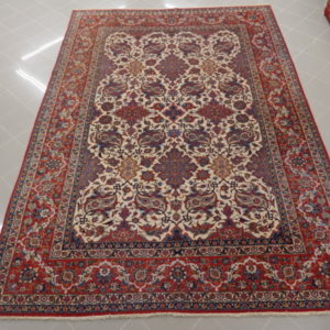 tappeto isfahan da salotto fondo avorio