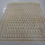 tappeto keshan da sala disegno boteh fondo avorio