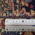 tappeto persiano Kirman grande Kelley lana su cotone 590x193 cm -primi XX secolo
