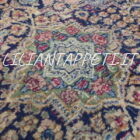 tappeto persiano Kirman grande Kelley lana su cotone 590x193 cm -primi XX secolo
