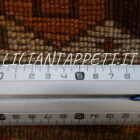 tappeto passatoia persiana shahsavan antica molto lunga geometrica con le losanghe lana su lana 470x115 cm