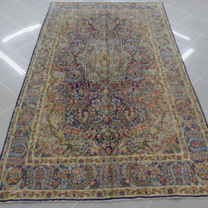 tappeto elegante persiano kirman da sala
