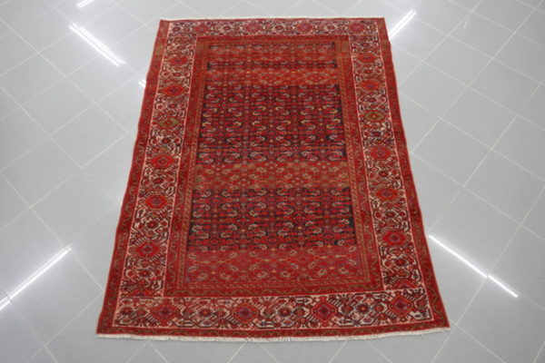 antico tappeto malayer color ruggine
