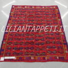 antico verneh persiano shahsavan color rosso 179x155 cm
