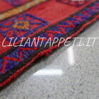 antico verneh persiano shahsavan color rosso 179x155 cm