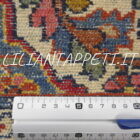 tappeto persiano borcialu antico colori caldi lana su cotone 192x138 cm