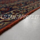 antico tappeto persiano tabriz khoy preghiera molto elaborato ed elegante 193x136 cm lana su cotone