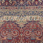 antico tappeto persiano tabriz khoy preghiera molto elaborato ed elegante 193x136 cm lana su cotone