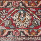 Antico Tappeto Persiano Tabriz Fondo Avorio 215x137 cm