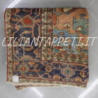antico tappeto persiano heriz serapi circa 1850 molto grande 525x345 cm