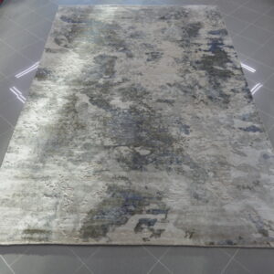 tappeto moderno grigio chiaro da sala