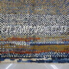 tappeto persiano gabbeh multicolore in lana 134x83 cm