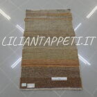 tappeto persiano gabbeh multicolore in lana 134x83 cm