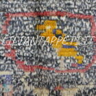 tappeto persiano gabbeh gashgai color grigio in lana 163x114 cm