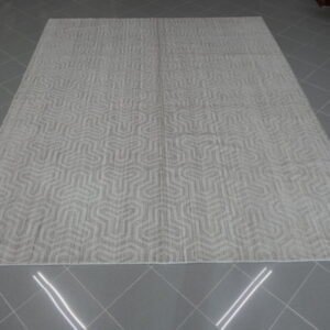 tappeto mederno grigio chiaro seta di bamboo