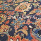 antico grande tappeto persiano malayer disegno herati lana su cotone ultimo quarto 800 410x274 cm