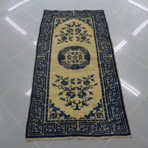 antico tappeto cinese ningxia fondo avorio